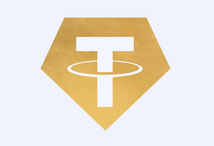 grafika przedstawiająca logo Tether Gold