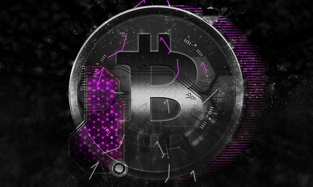 grafika przedstawiająca logo Bitcoin