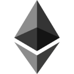 grafika przedstawiająca logo Ethereum